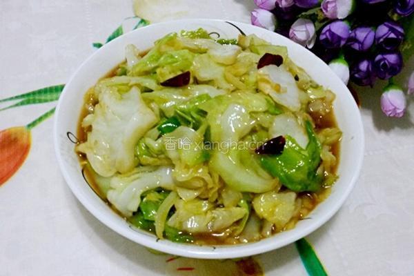 手撕圆白菜的做法图解7