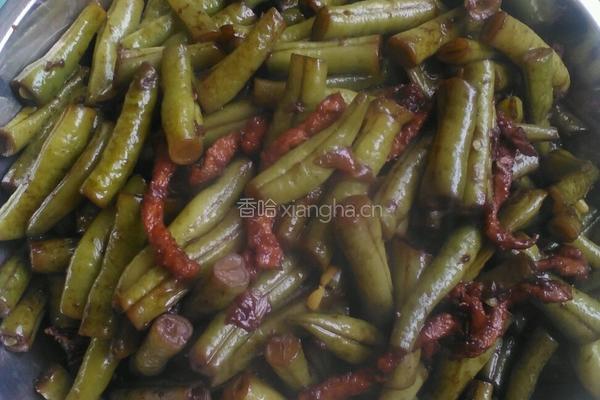 豆角炒肉的做法图解5