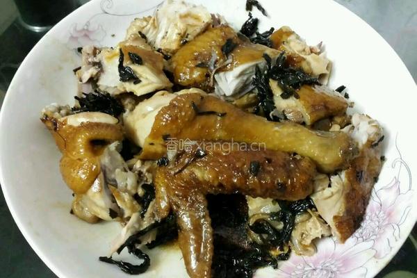 大红袍茶叶焖鸡（自创）的做法图解7