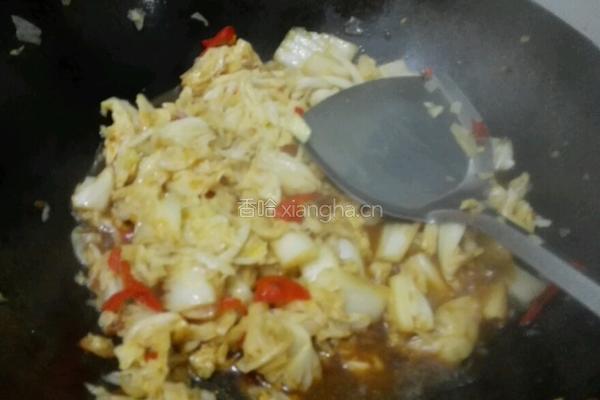 酸辣大白菜的做法图解8