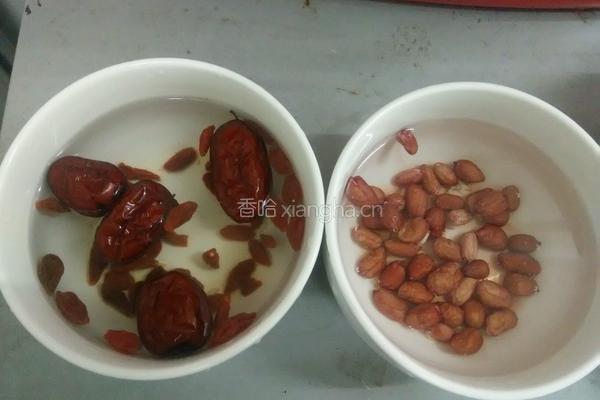花生糯米燕麦粥的做法图解2
