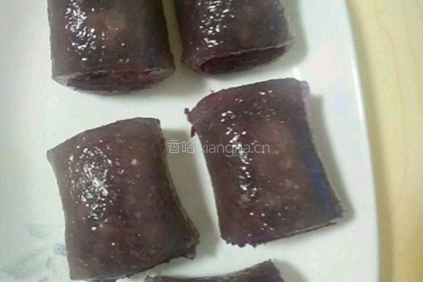 紫薯西米卷的做法图解9