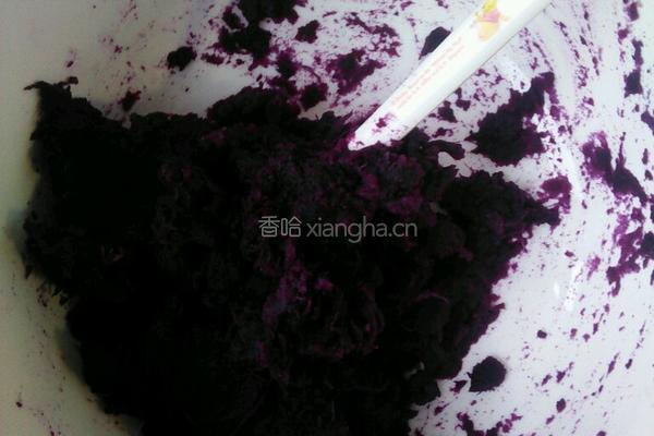 紫薯西米卷的做法图解5