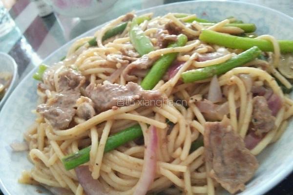 牛肉炒意大利面的做法图解7