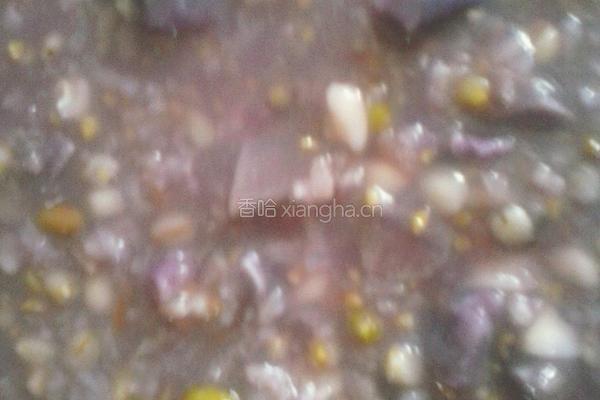 养颜紫薯八宝粥的做法图解6