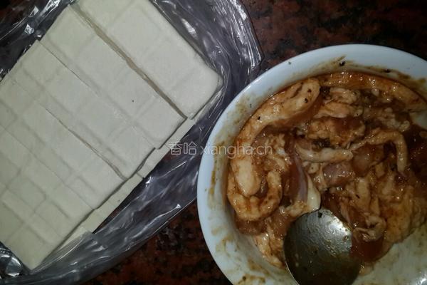培根豆腐卷的做法图解3