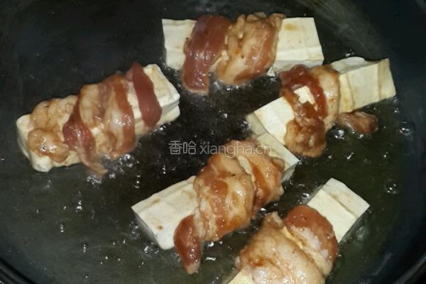 培根豆腐卷的做法图解5