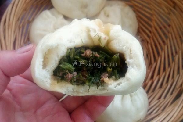 雪里蕻馅大包子的做法图解14