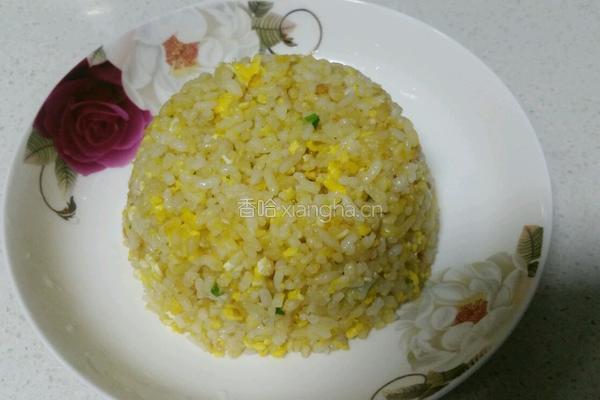 黄金蛋炒饭的做法图解9