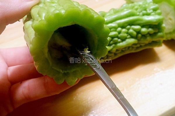酿苦瓜的做法图解2