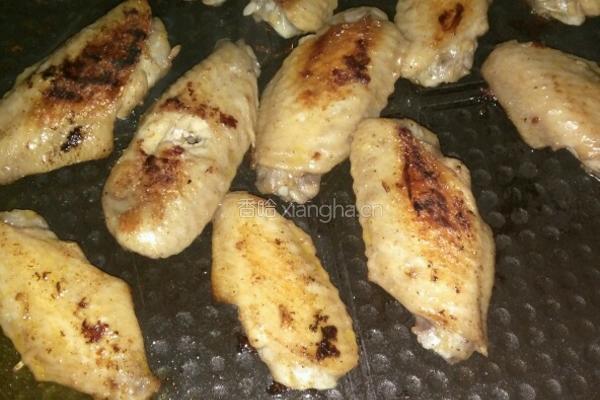 电饼铛做～蒜香烤翅的做法图解8