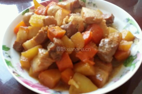 五花肉炖鹌鹑蛋的做法图解8
