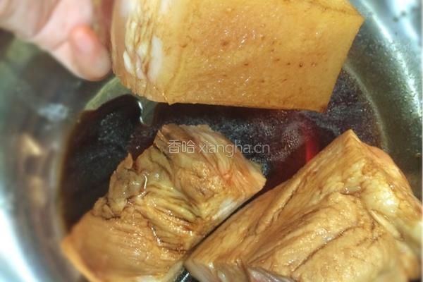 梅菜扣肉的做法图解4