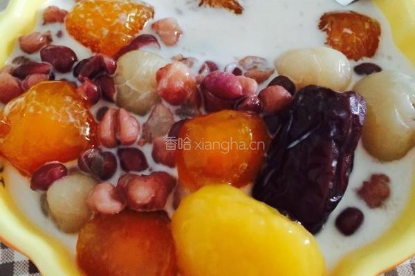 自制芋圆红豆薏米汤的做法图解6