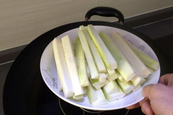 蚝油茄子的做法图解2