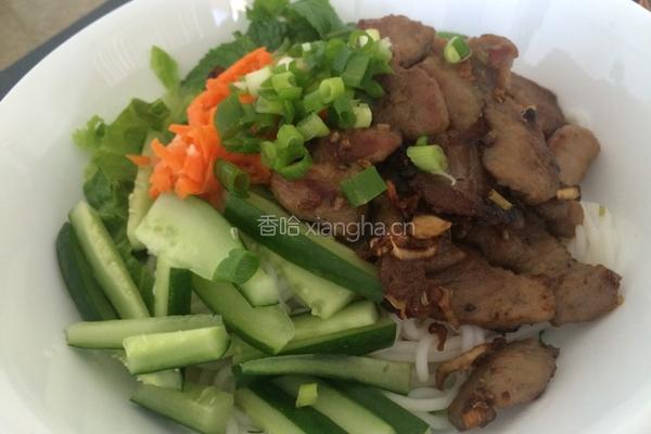 越式猪肉干拌米粉的做法图解13