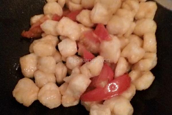 番茄焖豆泡的做法图解3