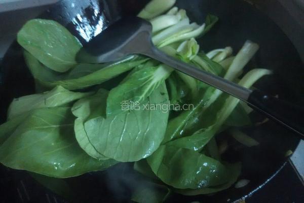 木耳炒青菜的做法图解6