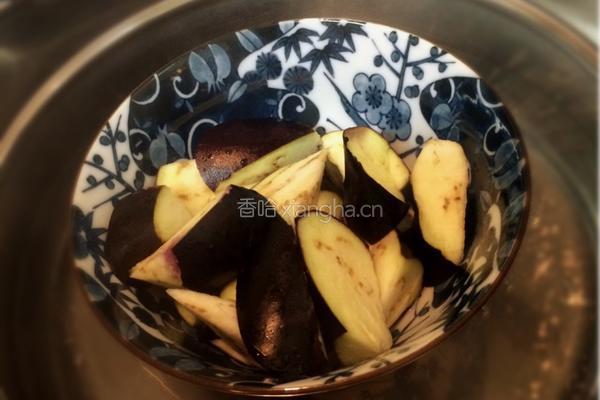 凉拌茄子的做法图解3