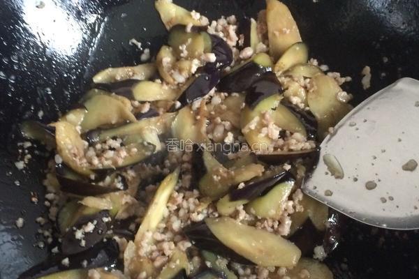 油焖肉末茄子的做法图解9