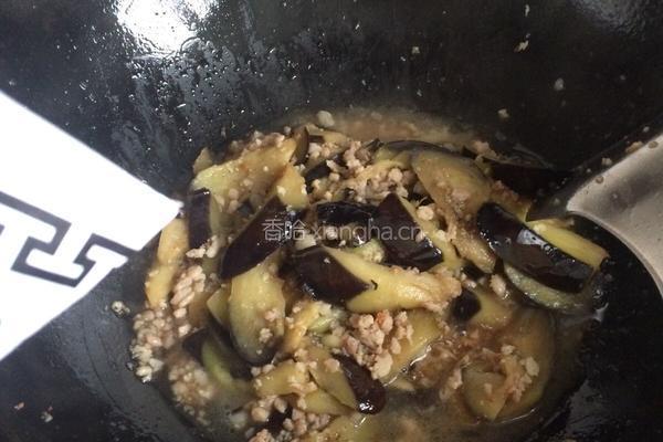 油焖肉末茄子的做法图解10