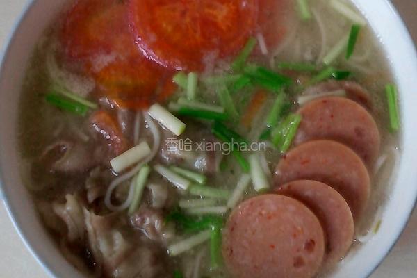 羊肉西红柿汤面的做法图解10
