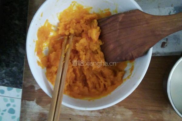 蒸南瓜饼的做法图解3