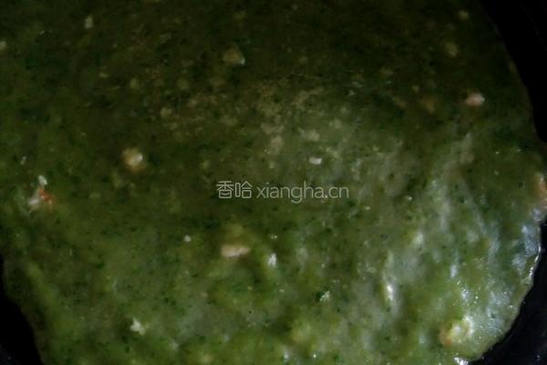 芹菜叶虾仁饼的做法图解8