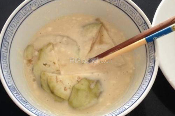 炸茄片的做法图解4