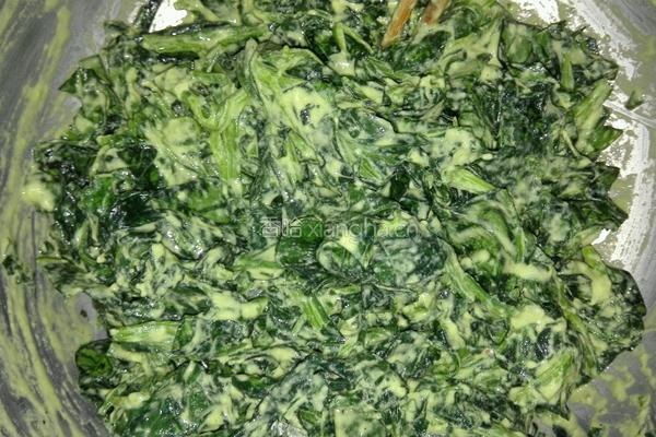 煎鸡蛋菠菜的做法图解6