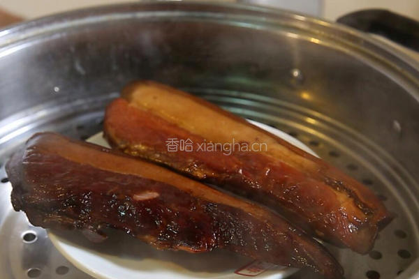 香干炒腊肉的做法图解2