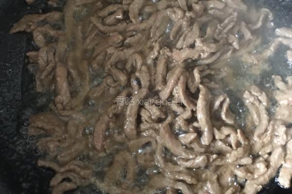 孜然炒牛肉的做法图解4