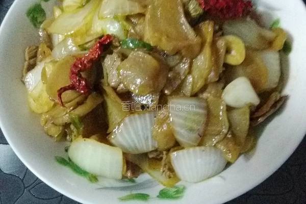 羊肉炒洋葱土豆干