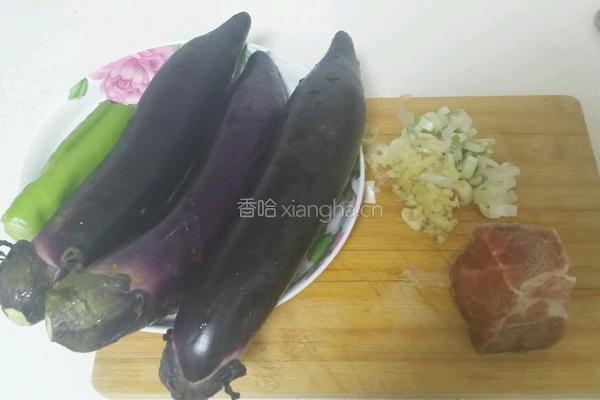 炒茄条的做法图解1
