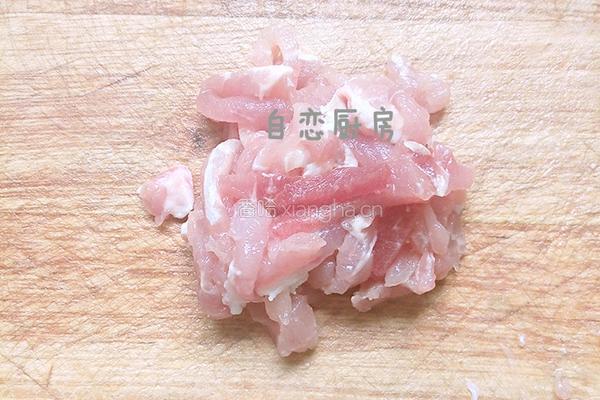 姜丝炒肉的做法图解3