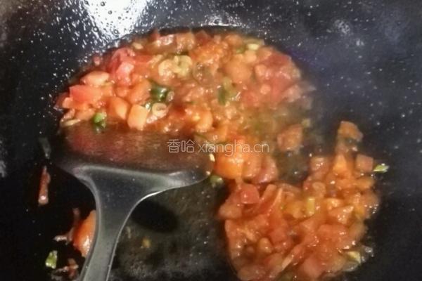 鸡蛋西红柿菠菜汤面的做法图解9