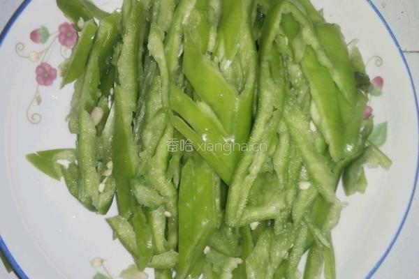 青椒牛肉丝的做法图解1