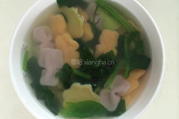 纯手工营养蔬菜蝴蝶面的做法图解7