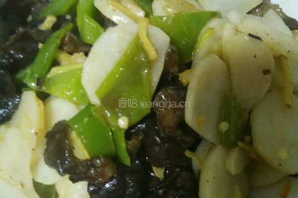 山药炒木耳