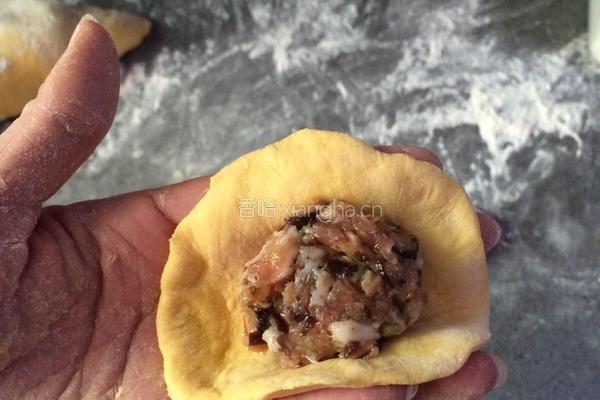 南瓜香菇肉包的做法图解9