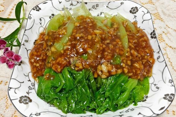 蚝油生菜的做法图解9