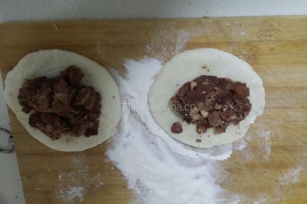 烙红豆饼的做法图解4