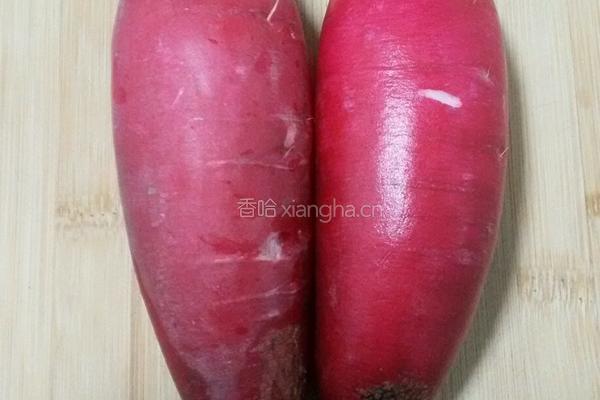 菊花萝卜的做法图解1