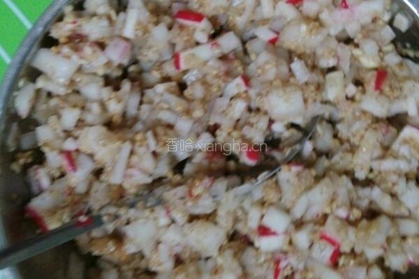红萝卜芝麻盐馅饼的做法图解4