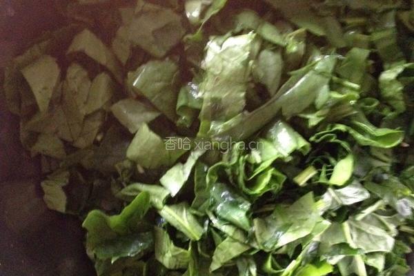 玉米面菠菜馍馍的做法图解1