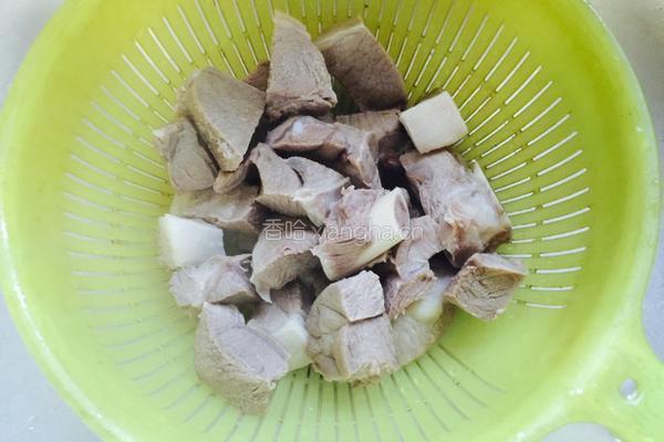 萝卜烧羊肉的做法图解4