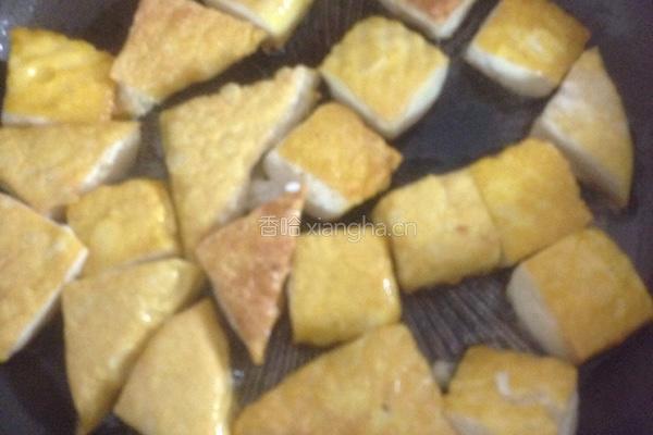 韭香豆腐的做法图解3