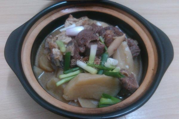 萝卜面筋炆牛腩的做法图解6
