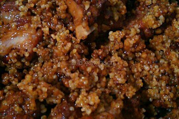 小米蒸排骨