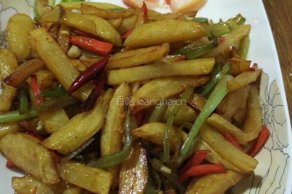 香煎土豆条